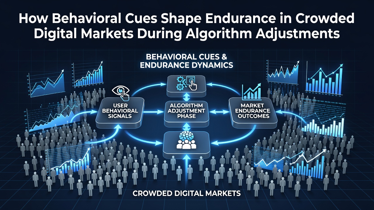 How Behavioral Cues Shape Endurance in Crowded Digital Markets During Algorithm Adjustments